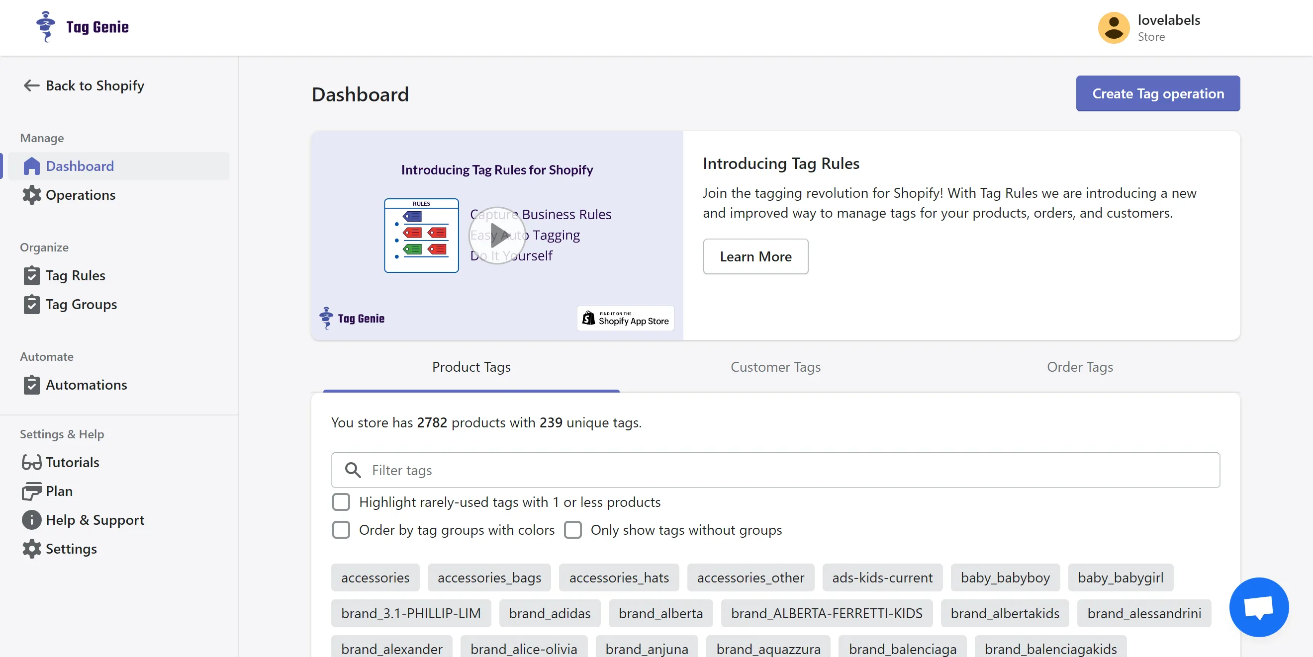 shopify automated product tagging dashboard - Shopify AI Merchandising: Scale Product Discovery