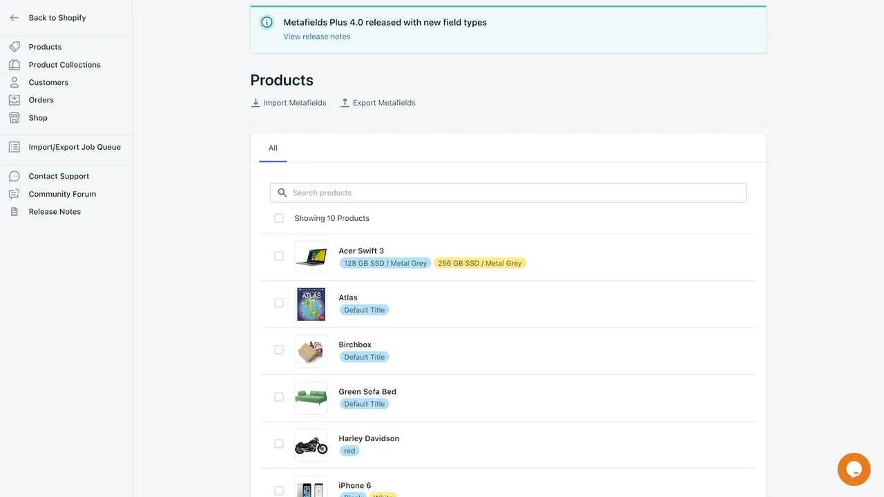 shopify admin custom metafields dashboard - Shopify Programmatic SEO: Scale Large Catalog Links
