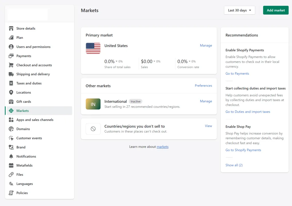 shopify markets international domain settings - Shopify Markets Hreflang: Technical Global SEO Guide