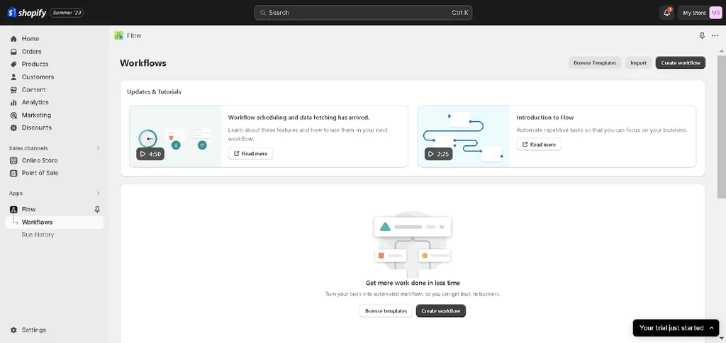 shopify flow automation interface screen - Shopify Plus Automation Audit: Reclaim Lost Margin