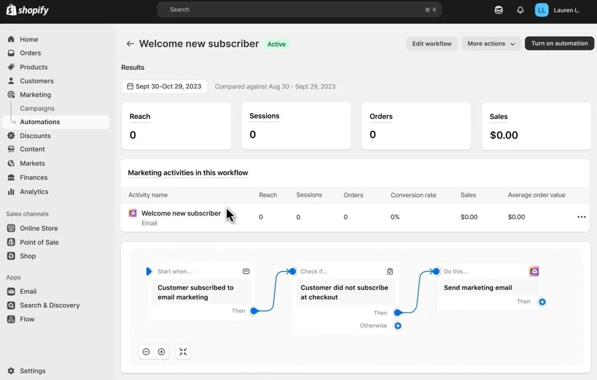 shopify plus marketing automation workflow builder - Shopify SMS Automation: The Untapped CRO Goldmine