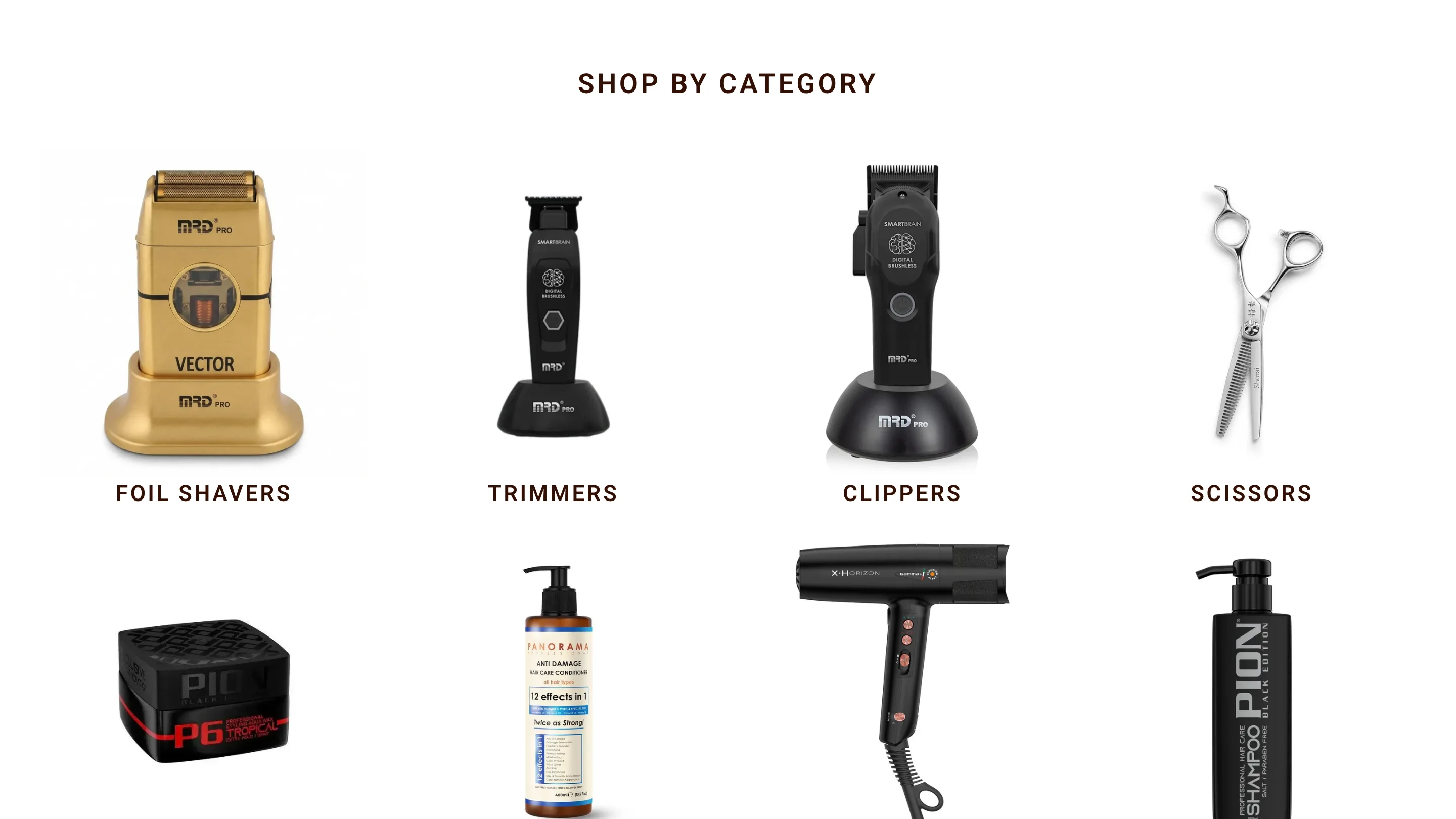 Barberproducts project case study screenshot